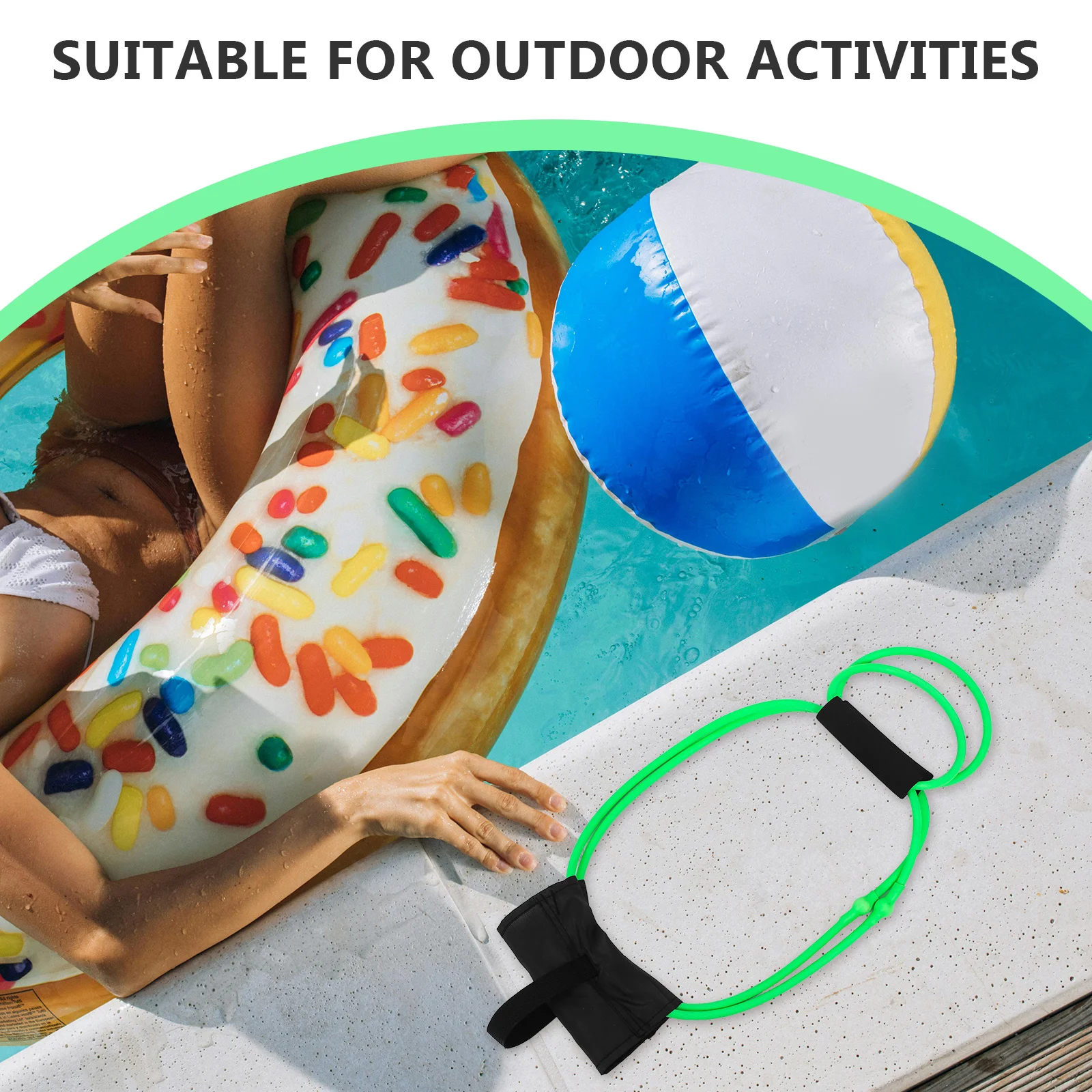 Lanceur de ballons d'eau 1.5 gonflable extérieur pour enfants lanceur de corde de fête d'été