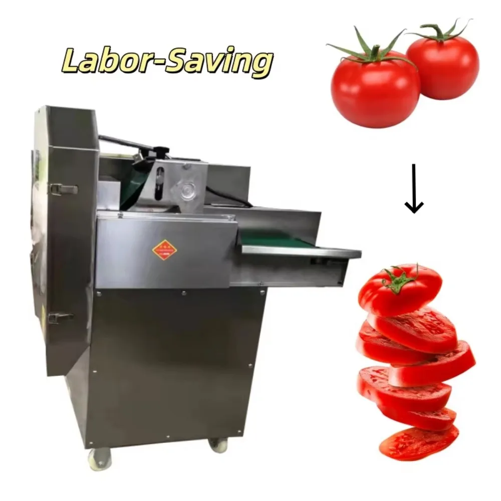 Electric Commercial Vegetable Slicer Cutter Machine Automatic Potato Onion Carrot Fruit Chopper Shredder for Restaurant Kitchen