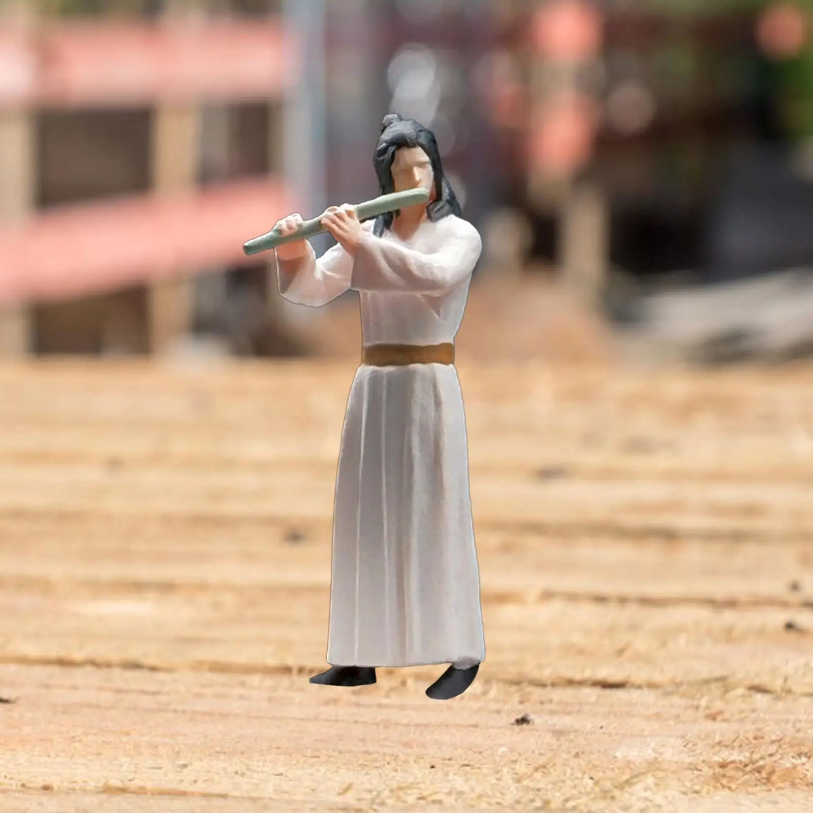 1/64 Chinese oude figuur model Diorama landschap miniatuur handgeschilderde beeldjes