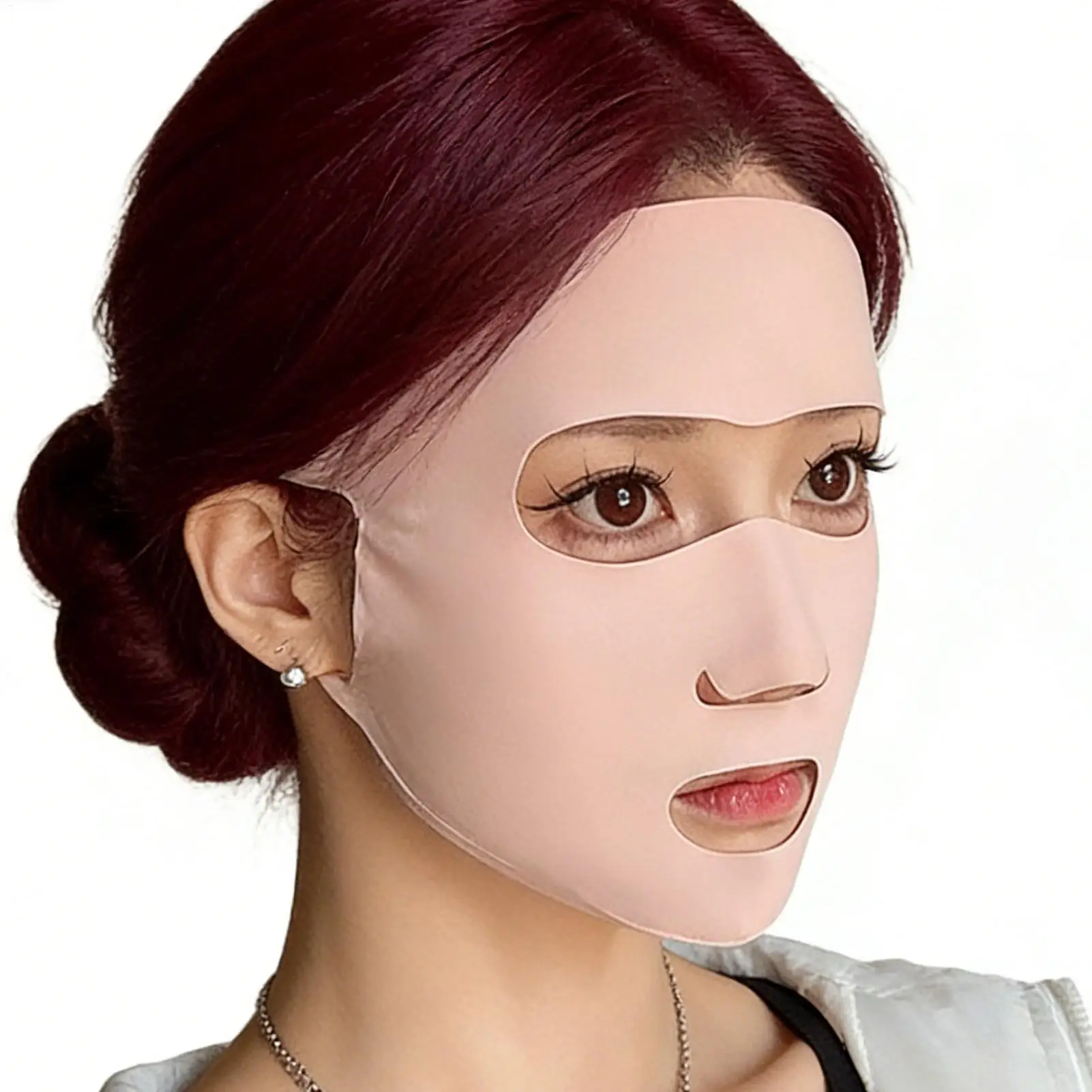 Sun Protection Summer Full Face Mask Sun Protection Men Women Face Mask for Outdoor Travel Ice Sense Breathable Face Cover - view 4