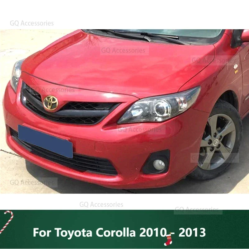 

New！ Racing Grills For Toyota Corolla 2010 - 2013 Bumper Mesh Front Grill Automobile Refitting Accessories