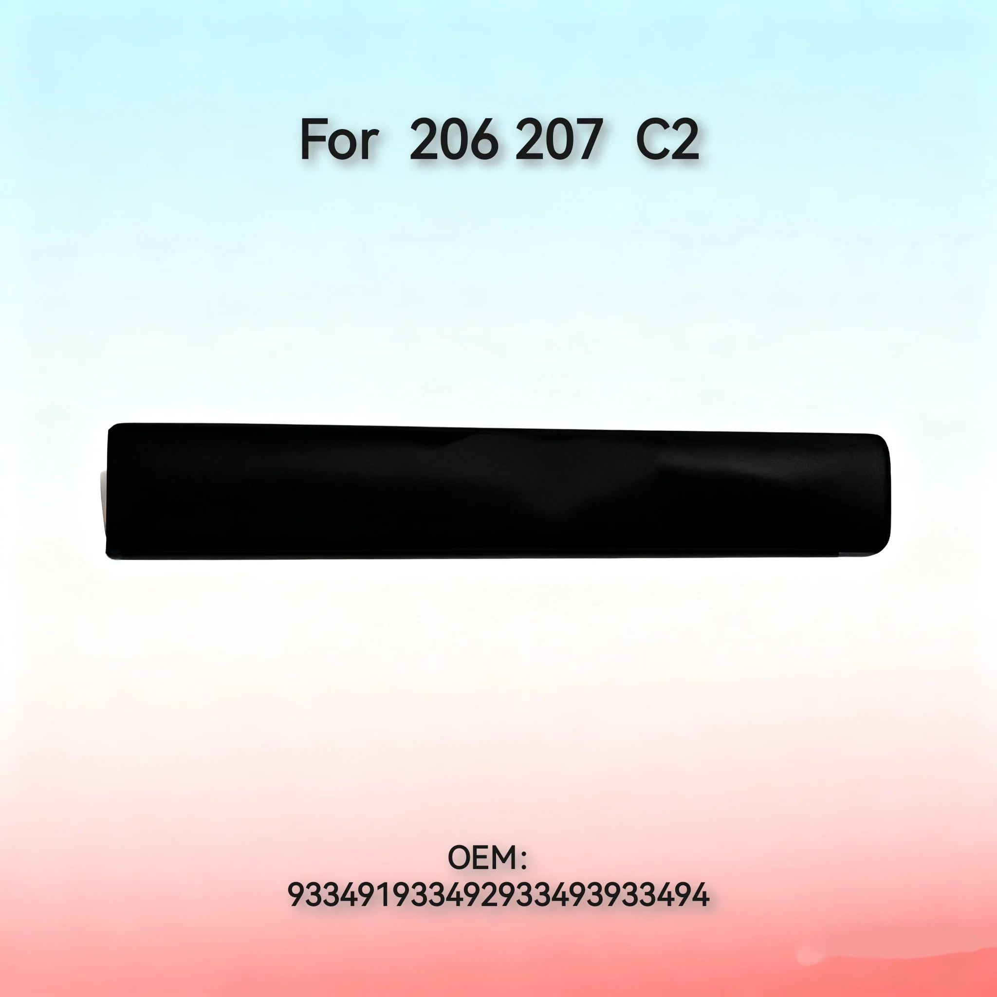 

Подходит для Peugeot 206 207 для Citroen C2, уплотнительная лента для стекла двери 933491 933492 933493 933494