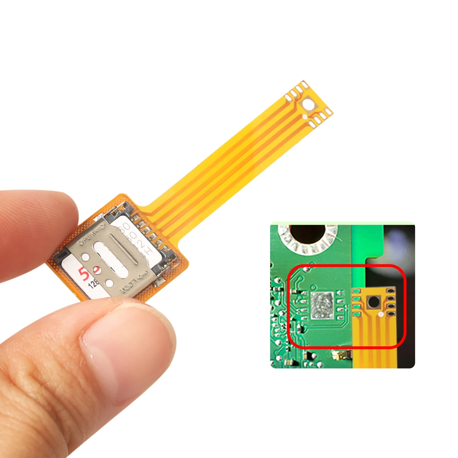 ESIM To Physical SIM Card Adapter Hand Soldering Extension Cable DIY Converter For Smart Watch Mobile Phone Wireless WiFi Router