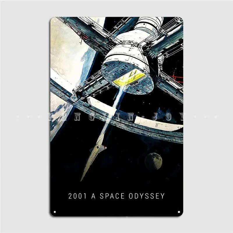 2001 A Space Odysseys Metal Sign Kitchen Poster Cinema Garage Vintage Tin Sign Poster