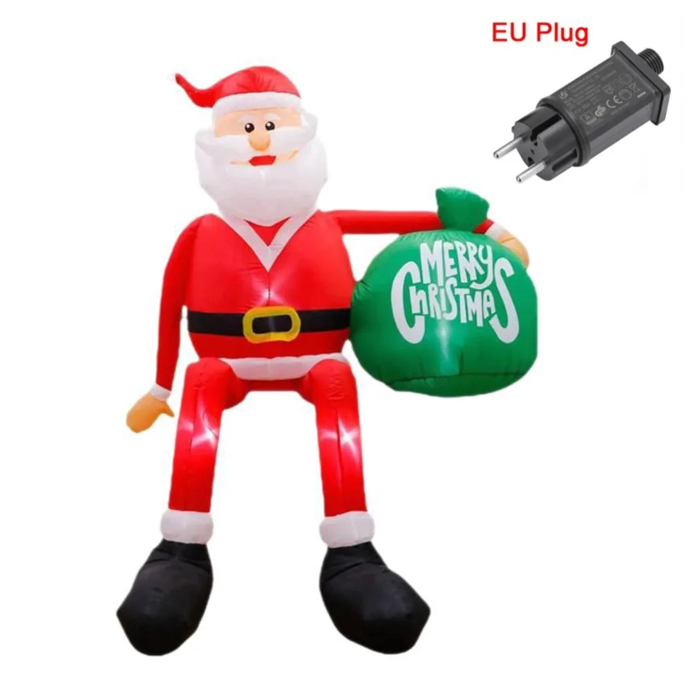 

Уличные игрушки Оксфорд Рождественские надувные куклы Светодиодный светильник DIY Рождественские надувные игрушки Декор Надувная модель игрушки Крытая вечеринка