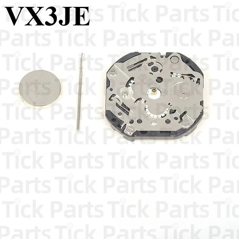 New Original Japanese Tianmadu VX3JE Quartz Movement 6Hands Replace VX3J Movement Watch Movement Repair Replacement Parts