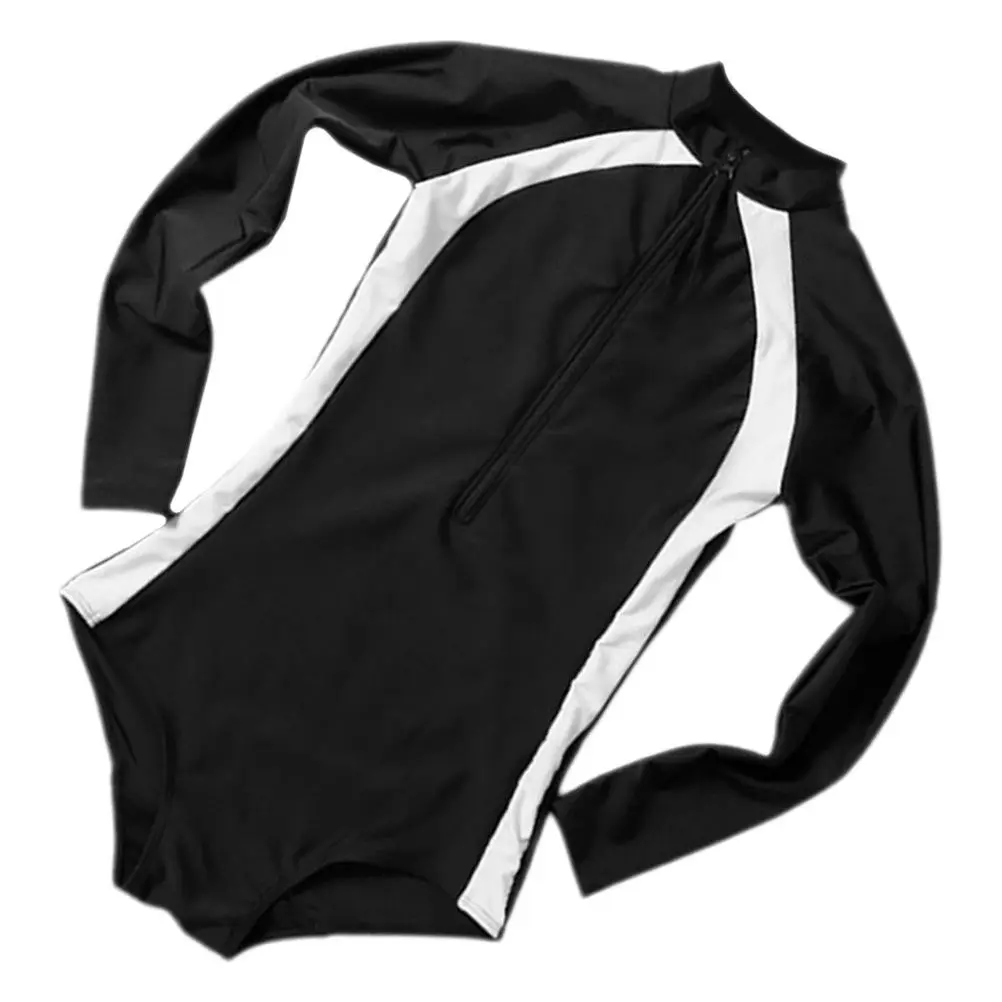 

Women's Long Sleeve Swimsuit Bodysuit Secure Fit Uv Protective Swimwear for Beach Pool Surfing Activities