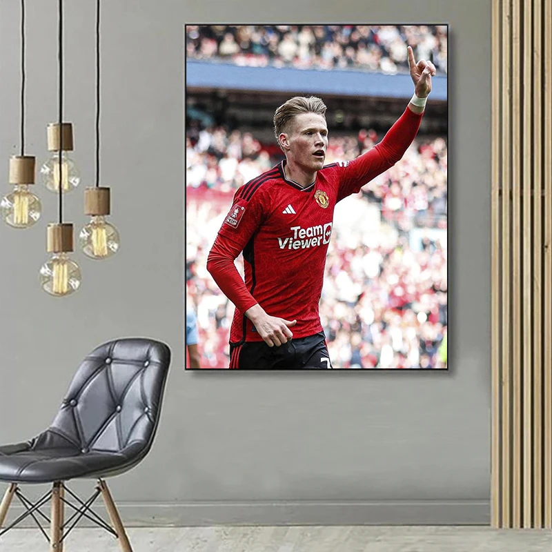 2024 nowy 5D DIY Scott McTominay diamentowy zestaw do malowania piłki nożnej diamentowy haft kolory olej obraz ręcznie mozaika ozdoby do dekoracji