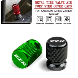 2 Pcs Motorcycle Accessories For Kawasaki ZZR600 ZZR400 ZZR1100 ZZR 400 600 1100 Metal Tire Valve Air Port Stem Cover Caps