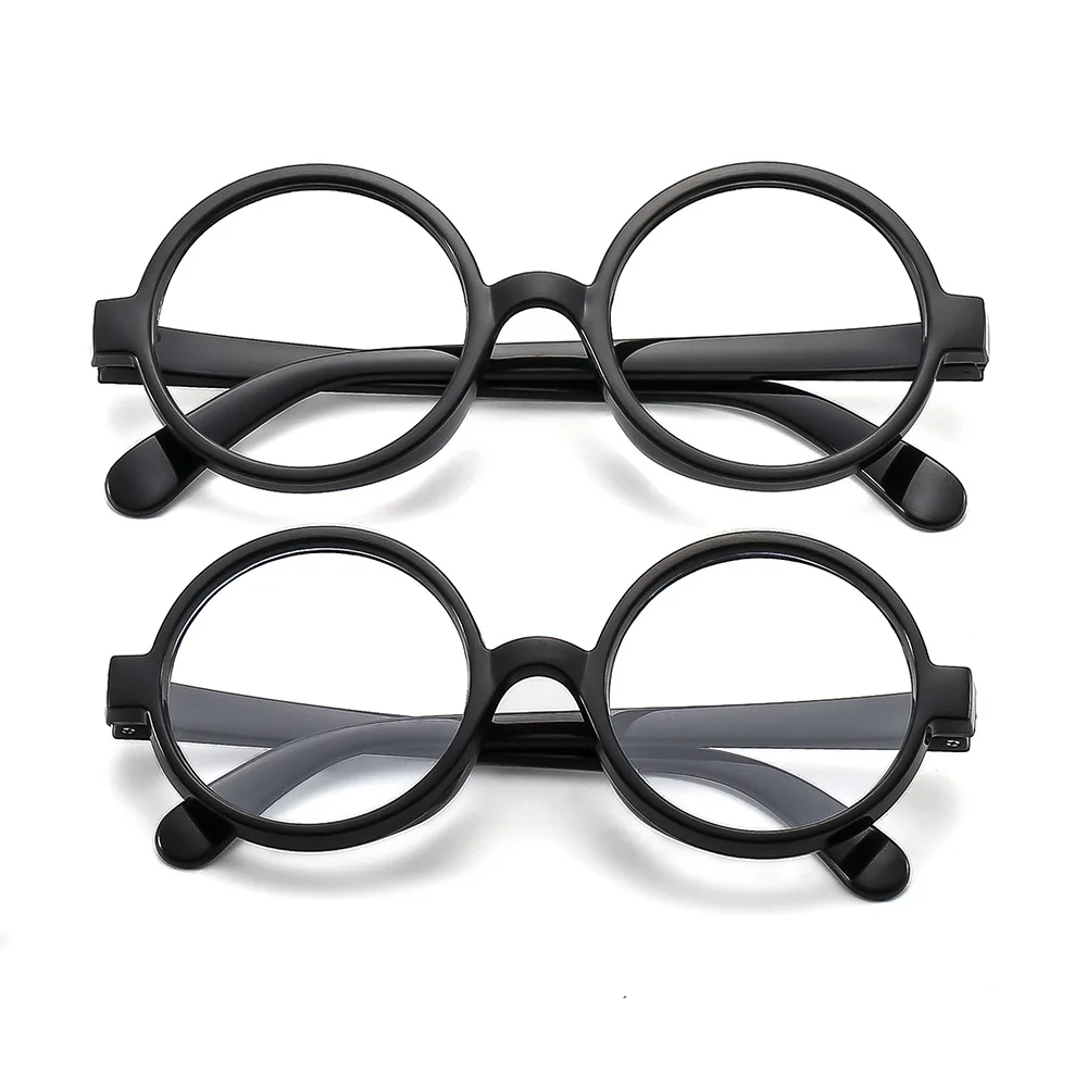 

Glasses round cospaly decoration retro Halloween party glasses men and women parent-child PC frame glasses