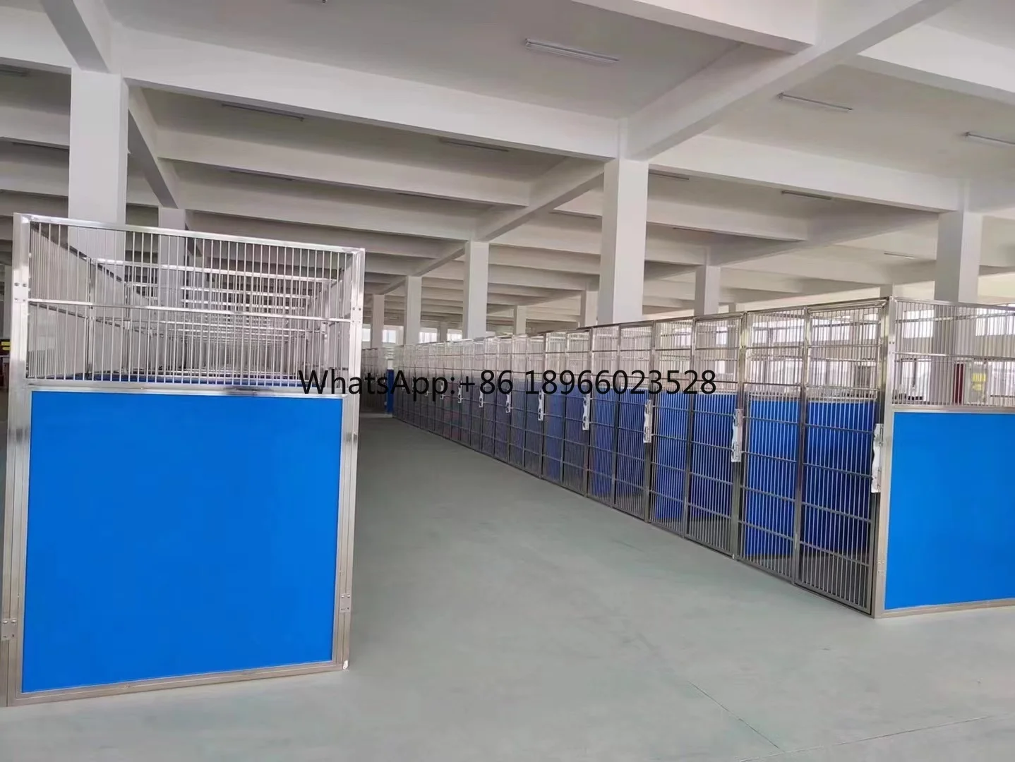 Top-Quality Stainless Steel Outdoor Boarding Cages for Commercial Kennels