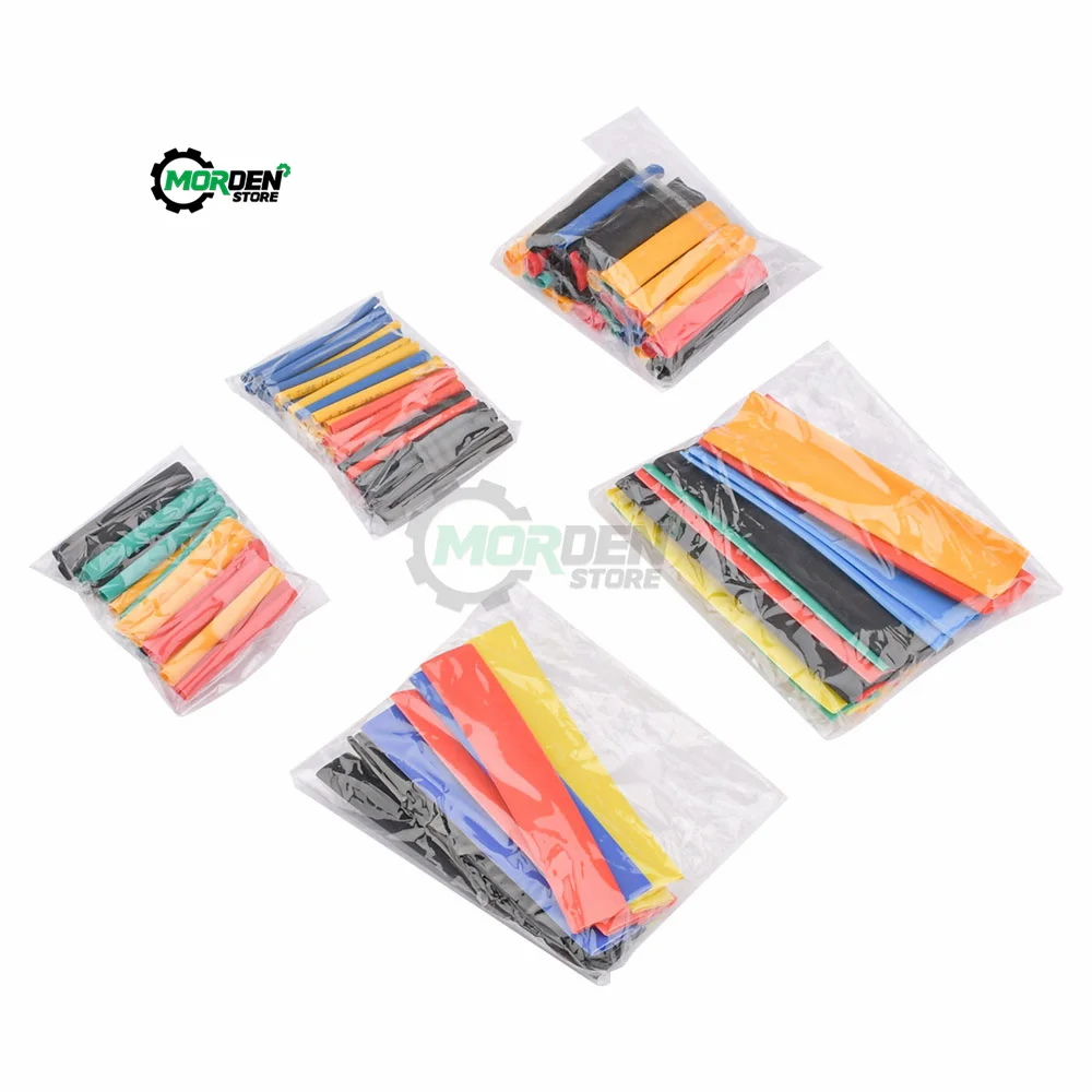 328PCS Heat Shrink Tube Wires Shrinking Wrap Tubing Wire Connect Cover Protection Cable Electric Cable Power Supply Accessories