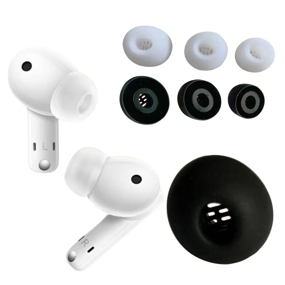 6pcs L/M/S Silicone Earbuds Cover Anti-Slip Dustproof Ear Tips Protector Protective Caps for HUAWEI FreeBuds 5i