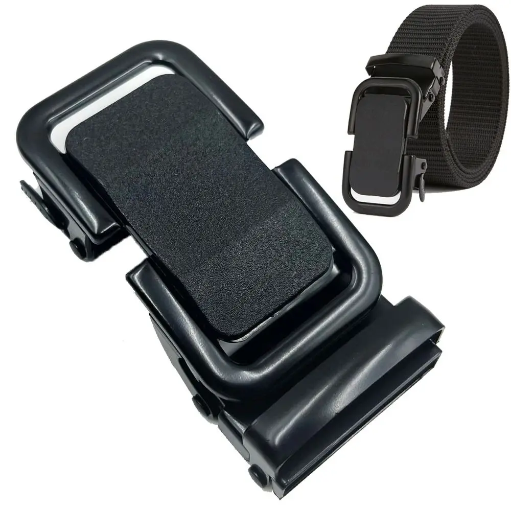 

Replacement Belt Automatic Buckles Casual Craft DIY Holeless Auto Waistband Head 35mm Buckle