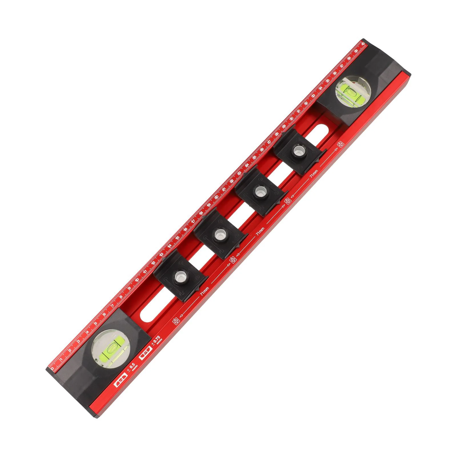 Switch Box Alignment Measuring Tool Leveling Tool DIY Tool Lightweight Aluminum Sliding Measurement Markings Wall-mounted Tool
