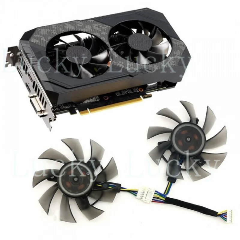 f  Cooling Fan Graphics Card Cooler for ASUS RTX2060 GTX1660 T128015BU/FD8015U12D