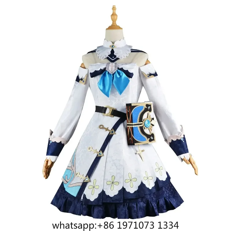 Genshin Impact Cosplay Barbara Cosplay Anime Adult Carnival Uniform Halloween Party Anime Game Costume Complete Set
