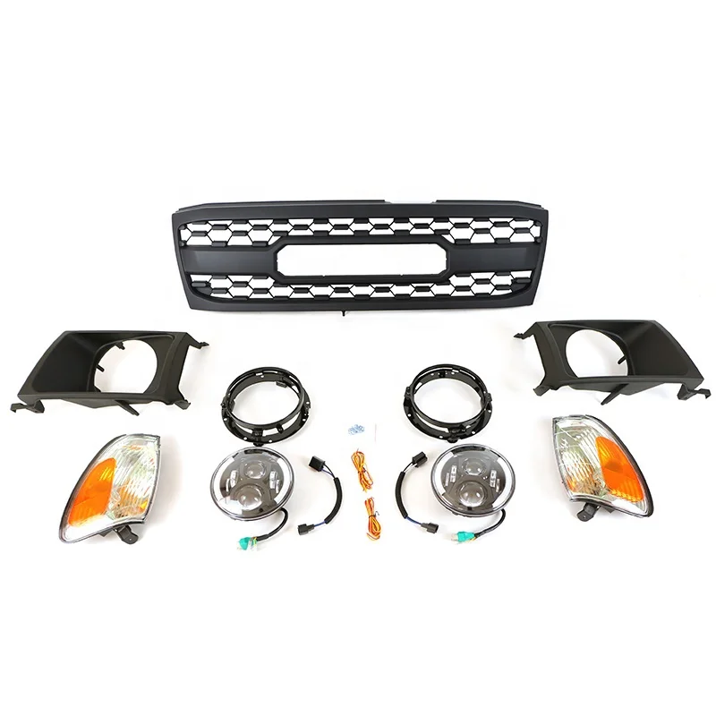 

4x4 Off Road Auto Parts Other Exterior Accessories Front Grille Head Lamp Surround Brackets Fit For LandCruiser LC 100 2003-2006