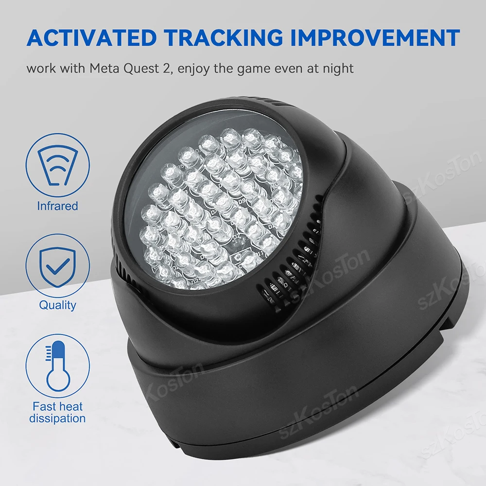 Luz infrarroja iluminadora VR IR para PSVR2 PICO4 Quest PRO, seguimiento mejorado del ambiente oscuro para Oculus Quest 2, accesorios