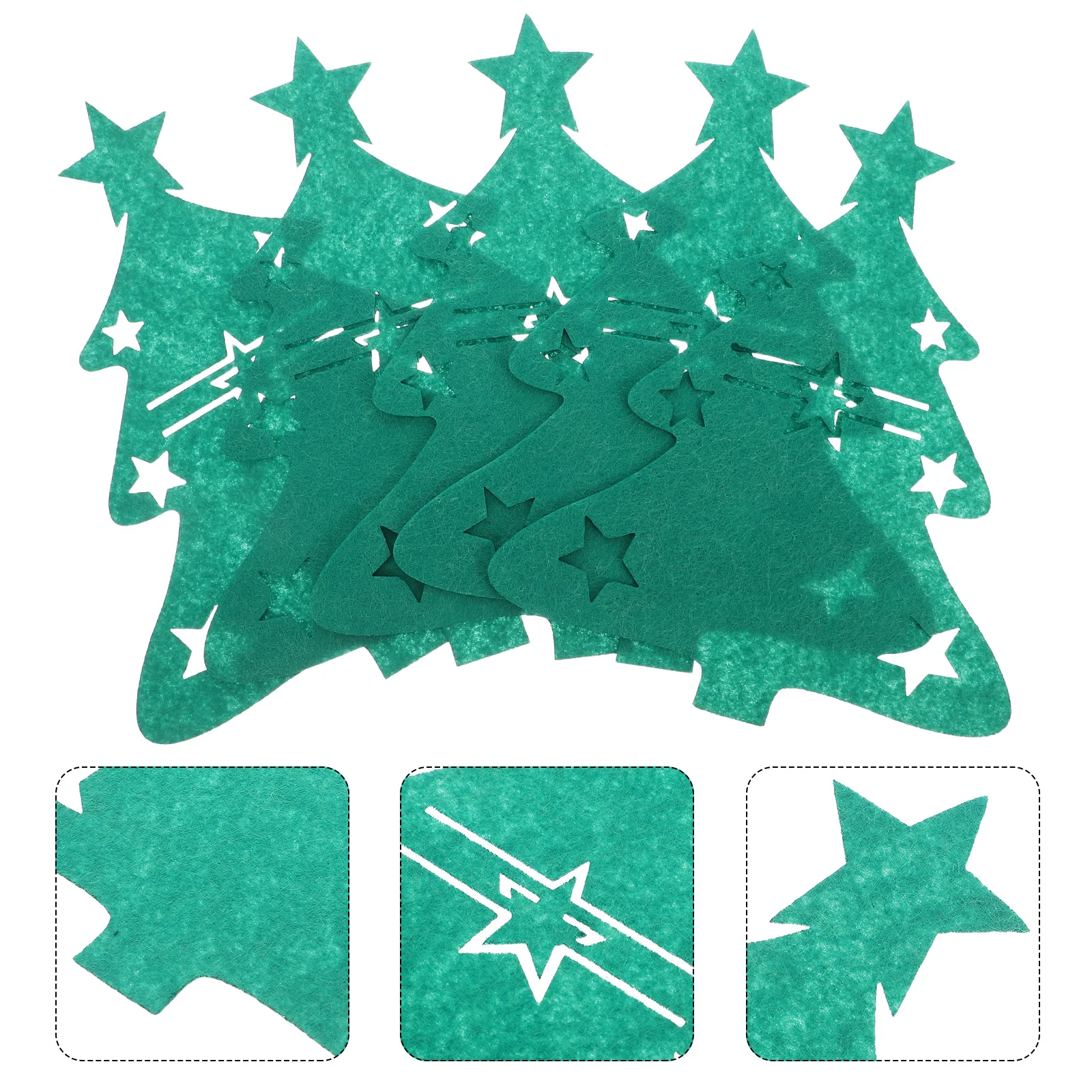 

48 Pcs Christmas Cutlery Set Silverware Holder Pockets Tableware Holders Banquet