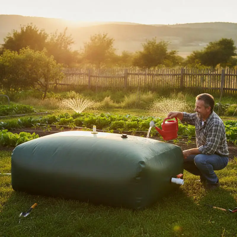 Réservoir d'eau pliable 2100 L, robuste, léger, portable, grande capacité, facile à manipuler, stockage d'eau mobile pour le camping, le jardin, l'extérieur, l'irrigation, réservoir d'eau de grande capacité, réservoir d'eau portable, réservoir d'eau extérieur