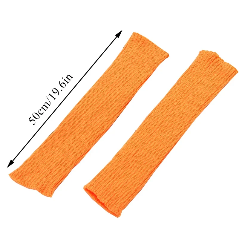 1 Pair Soft Knitted Leg Cover Body Cover Yoga Socks Dance Leggings Exercising Leg Hose Warmers Female Sports Protection Socks image 2