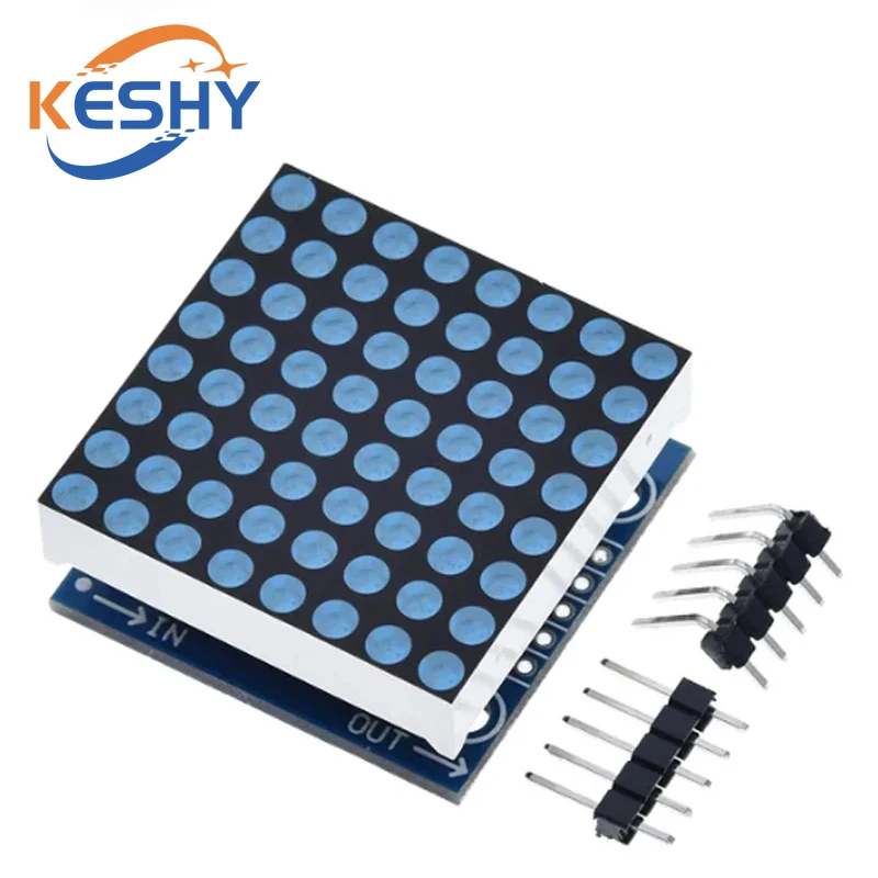 MAX7219 moduł matrycy punktowej moduł mikrokontrolera moduł wyświetlacza gotowe towary, mogą być razem do programowania arduino — zdjęcie produktu 5