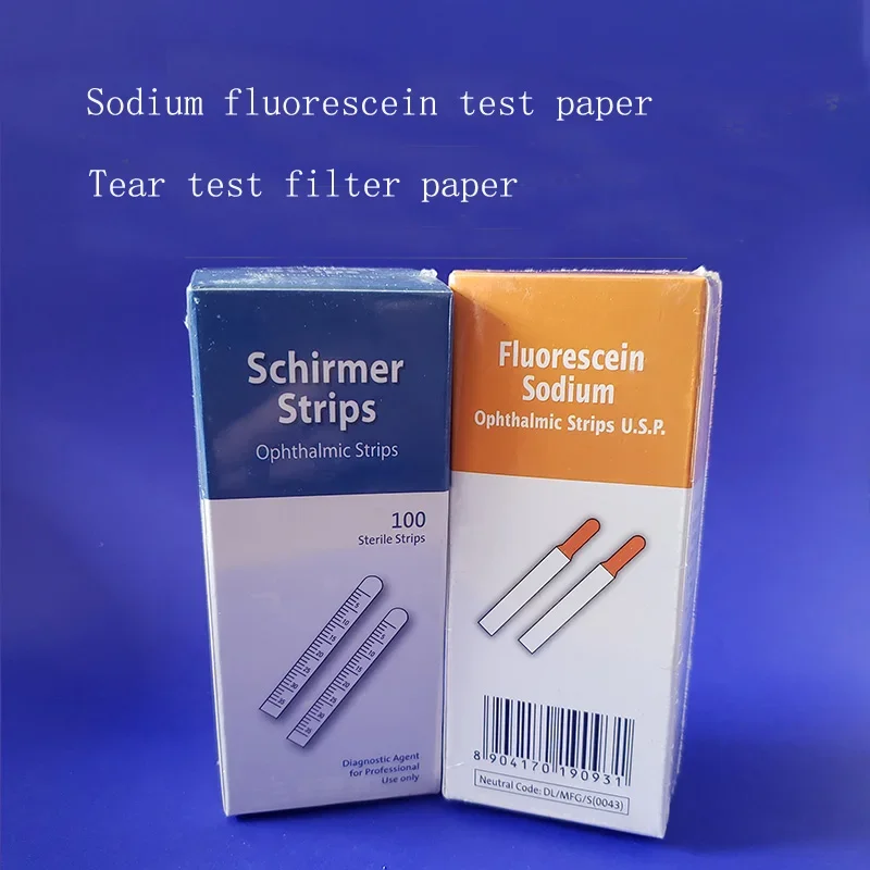 

Индийская флуоресцентная натриевая тестовая бумага, фильтровальная бумага для измерения разрывов, флуоресцентная полоска, инструмент для осмотра глаз, индивидуальная упаковка