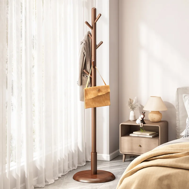 

Coat rack Floor-to-ceiling bedroom household clothes rack E****mical indoor drying rack Simple clothes clothes