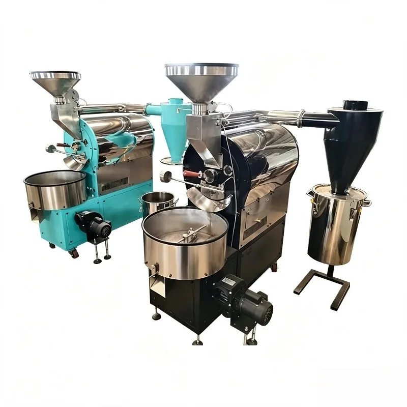 Custom Arabica & Robusta Coffee Bean Roasting Machine Commercial Coffee Roaster Machine For Green Coffee Beans