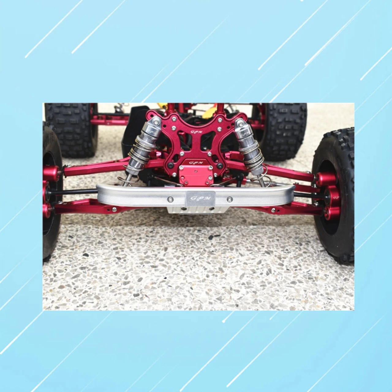 

Алюминиевый передний бампер GPM для ARRMA 1/8 Outcast 6S Blx, Harderious 6S AR320363