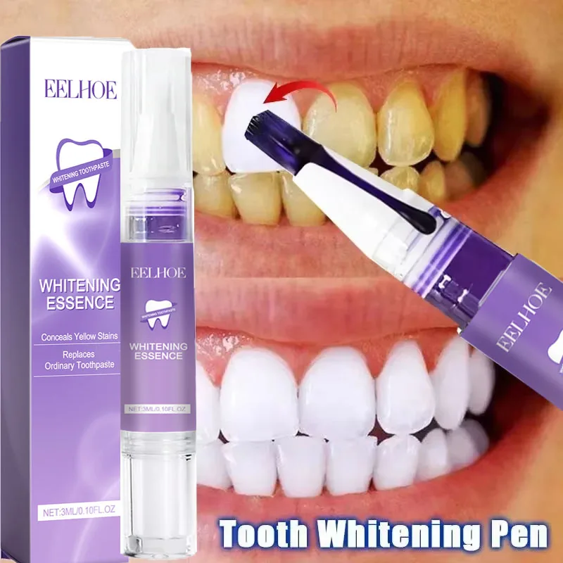 

Purple Teeth Cleansing Whtening Toothpaste Pen Remove Plaque Stains Oral Hygiene Bleaching Dental Tools Fresh Breath Tooth Care