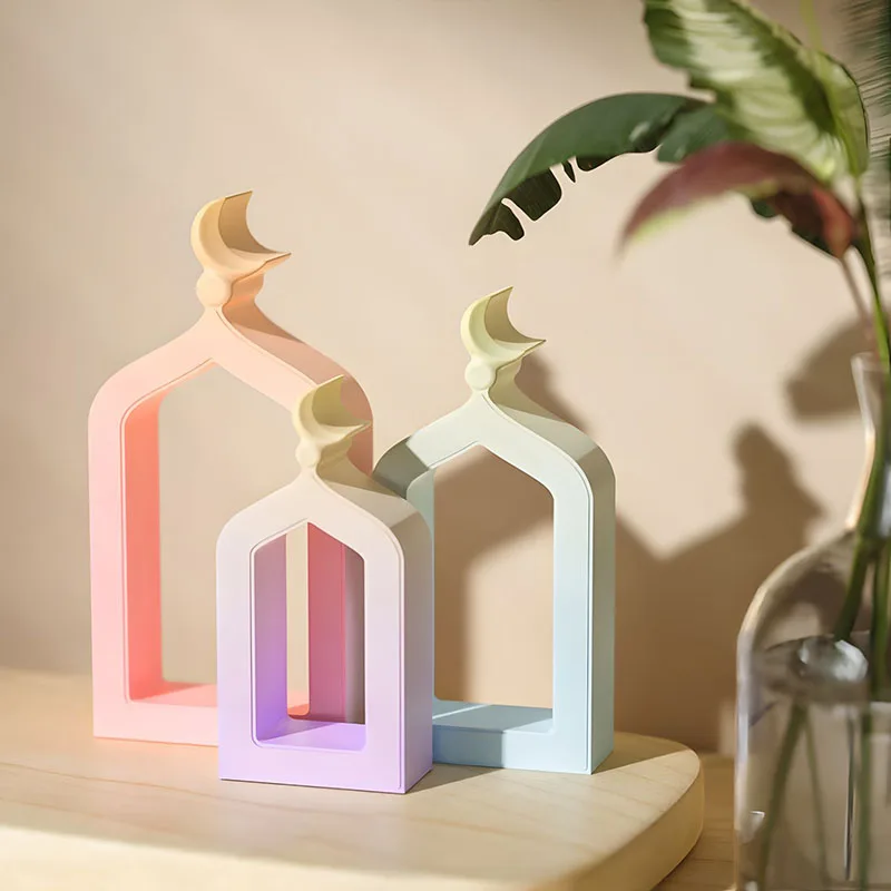 

2PCS Diy Epoxy Resin Mold Hollowed-out Middle Eastern Threshold Scented Candle Silicone Molds Gypsum Candlestick Ornament