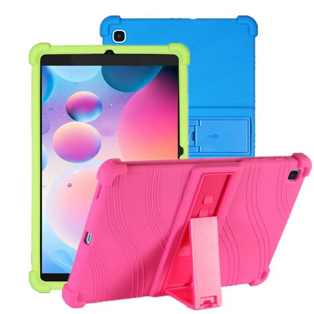 

Kickstand Case For samsung Galaxy Tab S6 Lite P620 P625 P627 10.4 2024 Case P610 P619 Cover Kids Safe Funda Soft Silicone