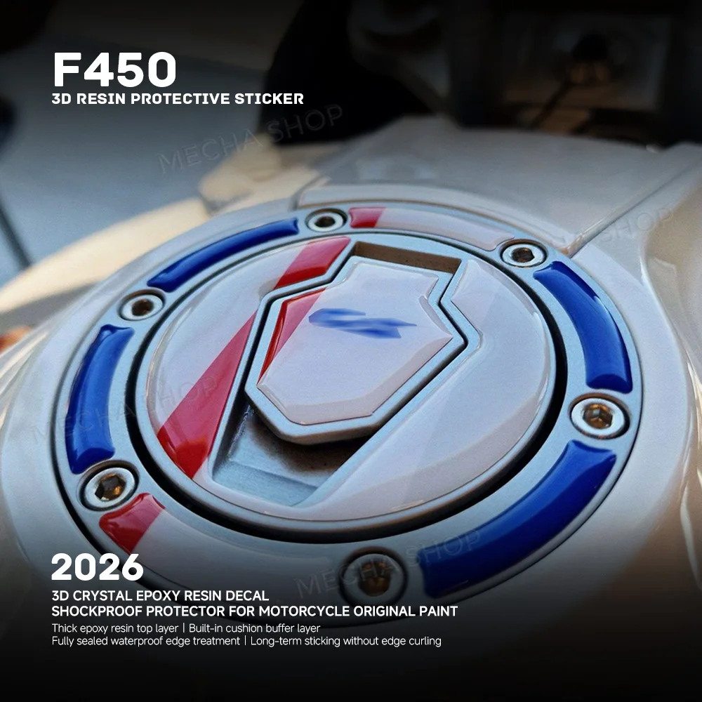 For F 450 GS F450GS 2026 Trophy Tank Cap Protections 3D Stickers