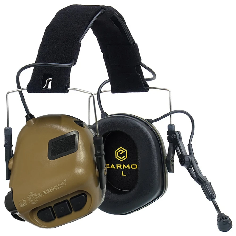 Electronic Shooting Earmuffs EARMOR M32 Tactical Sound Amplification Headset Ear Protection Anti-noise Ear Muff Outdoor Sports