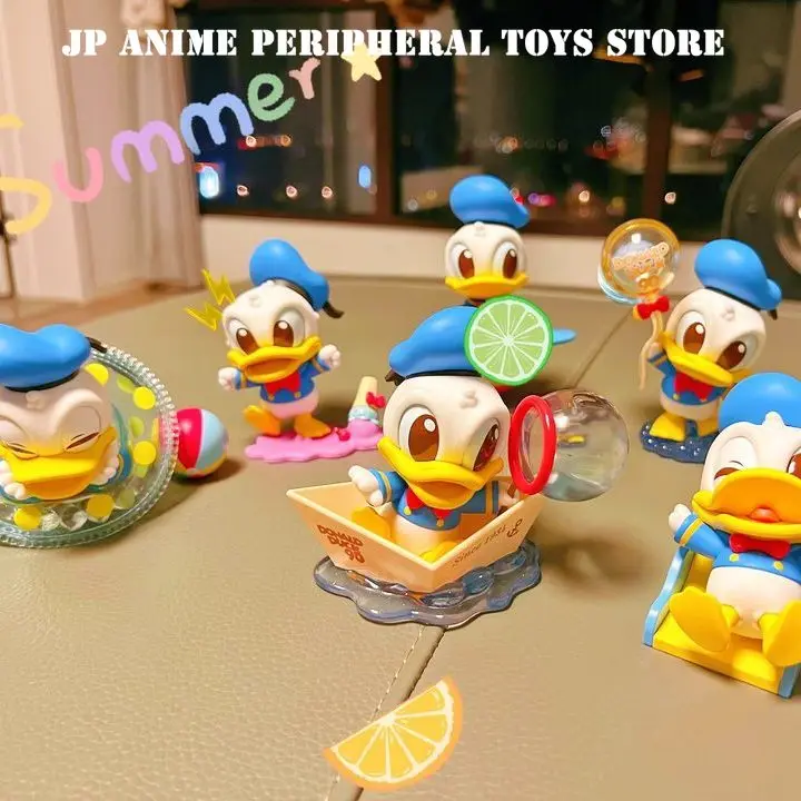 New Genuine Disney Donald Duck Mystery Box 90th Anniversary Children's Heart Series Blind Box Toys Hand Decorated Doll Gift