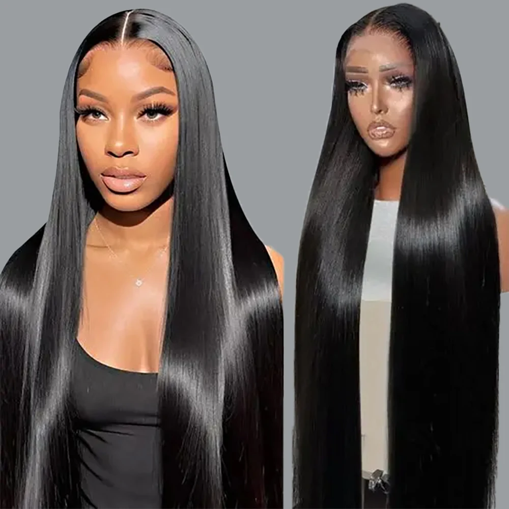 Straight Human Hair Wigs 7x5 Glueless Pre-Cut Lace Wig Ready To Go 200 Density Natural Remy Glueless Human Hair Wig For Women