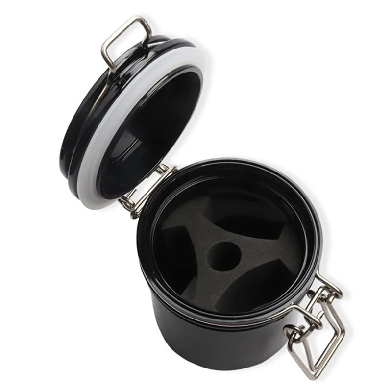 Tanque de armazenamento de cola para cílios, suporte adesivo individual, extensão de cílios, recipiente de armazenamento selado ativado, ferramentas de maquiagem