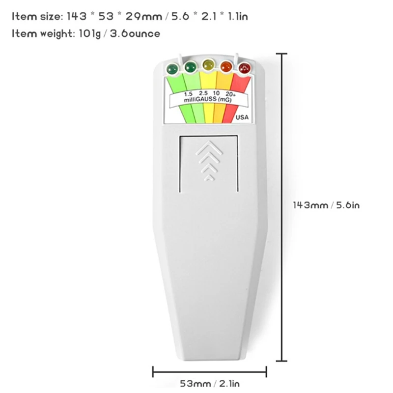 A16R-Electromagnetic Radiation  EMF METER Magnetic Field  K2kii Multi-Functional Radiation Tester