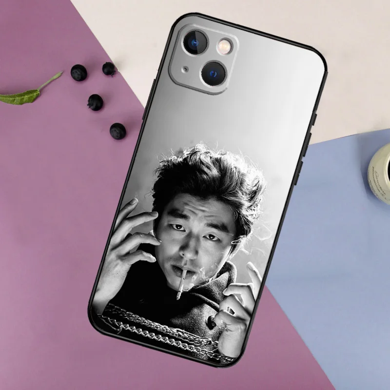 Kpop Gong Yoo Phone Case For iPhone 11 12 13 14 16 15 Pro Max Mini 7 8 Plus X XR XS Max Bumper Cases Cover