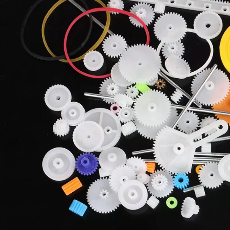78 Uds caja de cambios de juguete robot motor engranaje de plástico accesorios de modelo DIY