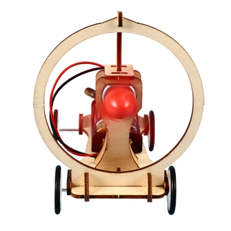 Physical Electric Wind Car Model Activity Wind Power Car Toy for Science