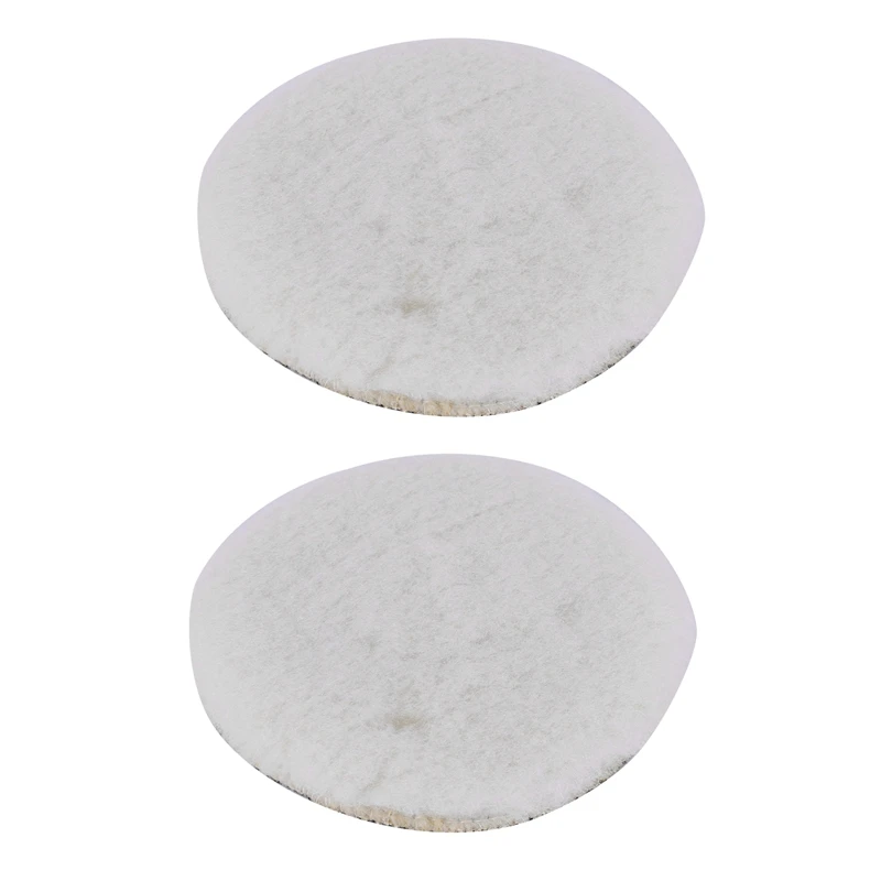 2X Car Van Valeting Polisher Buffer Lamb Wool Polishing Pad 6 Inch