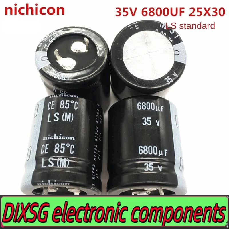 DIXSG (1PCS)35V6800UF 25X30 Nichicon electrolytic capacitor 6800UF 35V 25 * 30 LS series