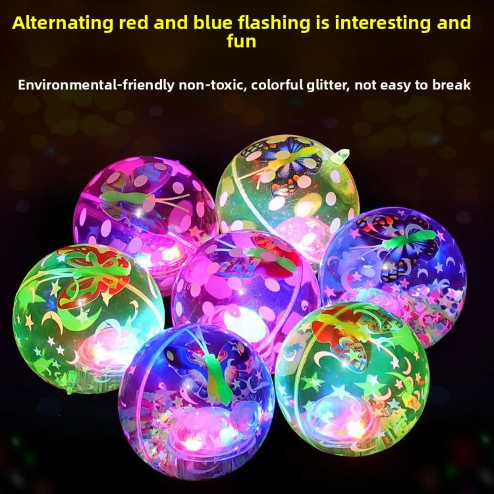 

Colorful Elastic Gold Wire Glitter Crystal Ball Luminous Glowing Toy for Kids Party Favors and Home Decoration Use