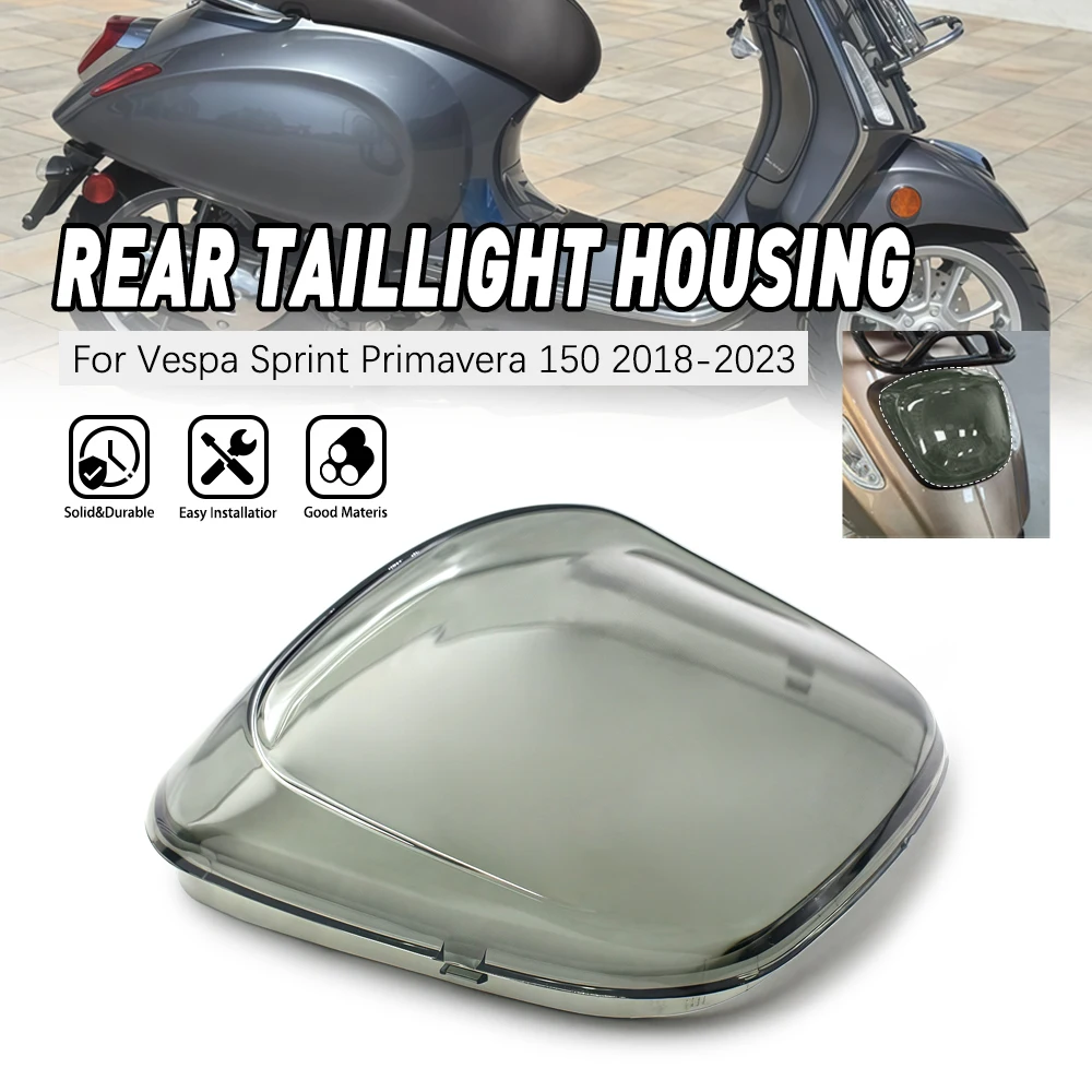 

For Vespa Sprint Primavera 150 2018-2023 Motorcycle Taillight Trim Cover Rear Lamp Protector