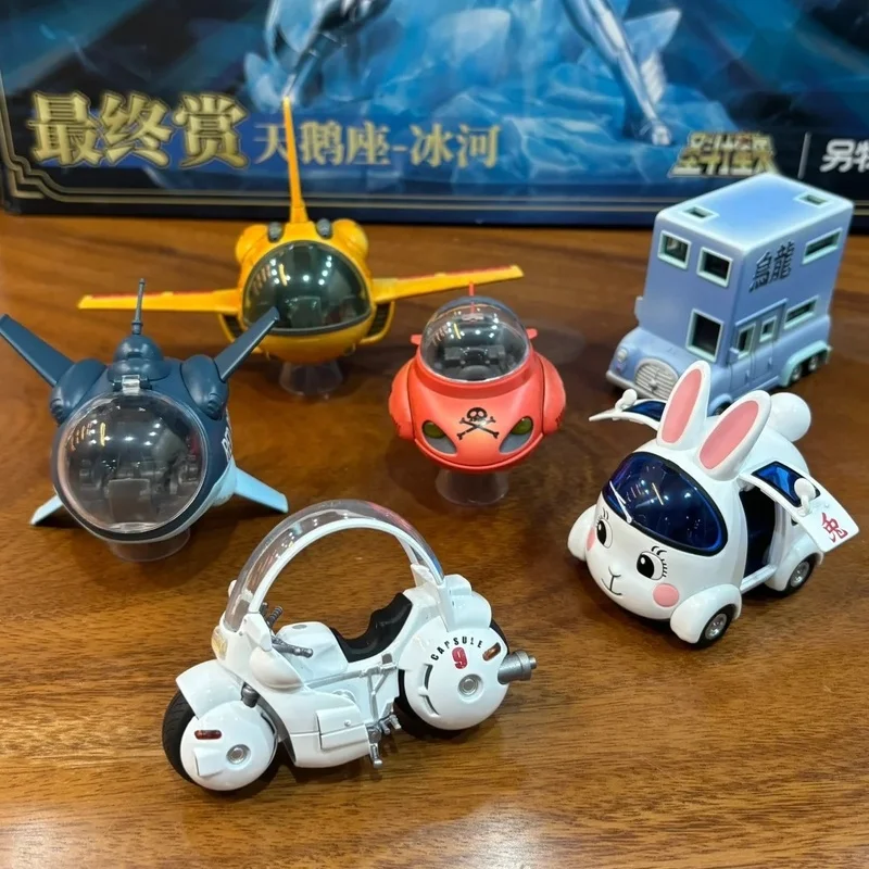 New Genuine Dragon Ball Joint Alloy Carrier Series Blind Box BULMA's HoiPoi Capsule No.9 Bike Mystery Box Toys Ornament Gift