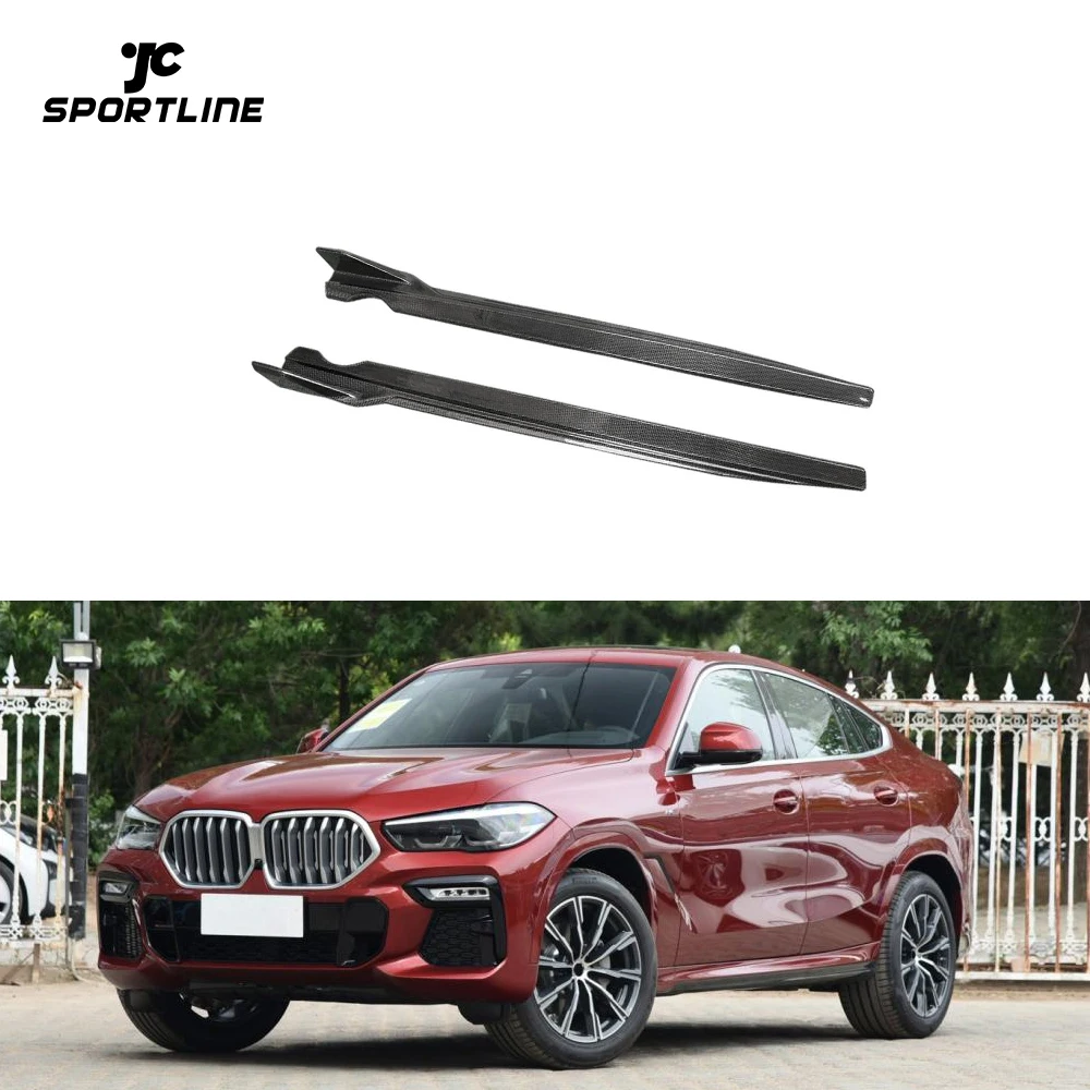

Carbon Fiber Side Skirts For BMW X6 G06 2020 2021 2022