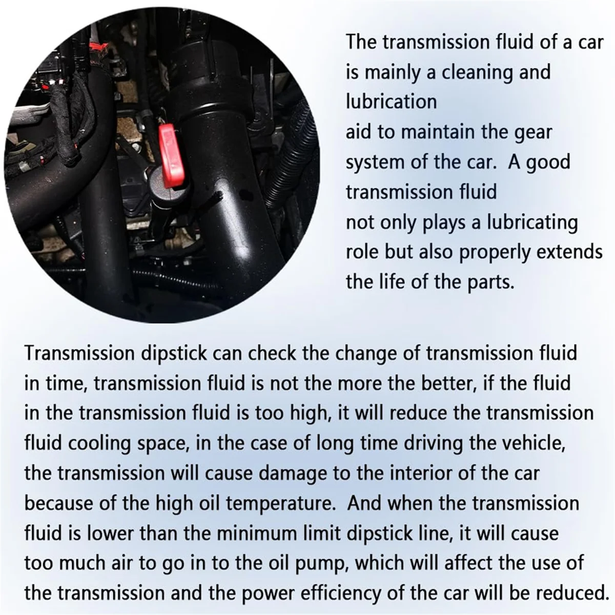 Automatic Transmission Dipstick, NO. 8863B 9336 42RLE NAG1 Transmission Fluid Dipstick